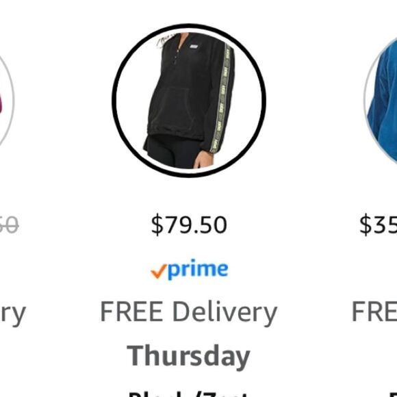 DKNY Black logo tape fleece pullover Sweatshirt with Neon Accents , - Picture 10 of 10